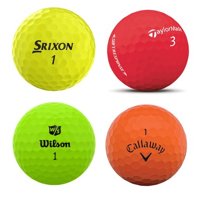 100 Balles de golf d'occasion - Mix Marques couleurs (Callaway - Srixon - Titleist - Wilson ...) Qualité AAAA - Horslimits - balles de golf