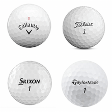 Cargar imagen en el visor de la galería, 100 Balles de golf d&#39;occasion - Mix Marques : Titleist, Srixon, Callaway...Qualité AA - Horslimits - balles de golf
