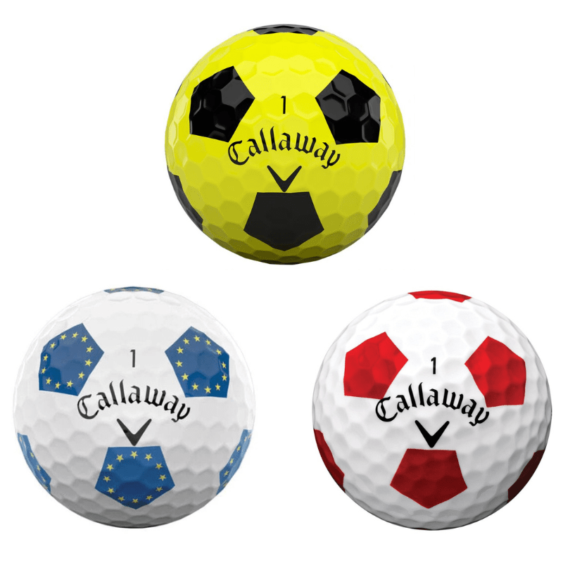 12 Balles de golf d'occasion - Callaway Chrome Soft Truvis Qualité AAAA - Horslimits - balles de golf