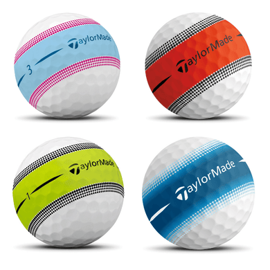 12 balles d'occasion Taylormade - Tour Response Stripe Qualité AAAA - Horslimits - balles de golf