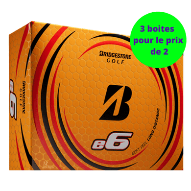 Balles de golf Bridgestone - E6 Soft x12 Blanc - Horslimits - balles de golf