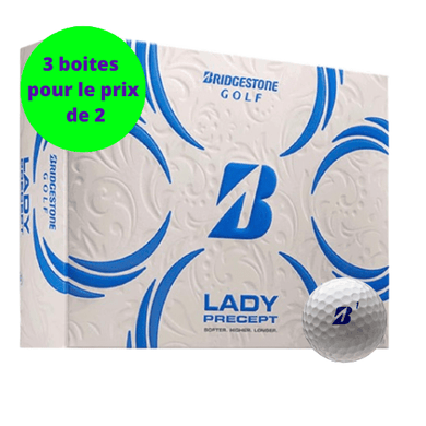 Balles de golf Bridgestone - Lady Precept x12 Blanc - Horslimits - balles de golf