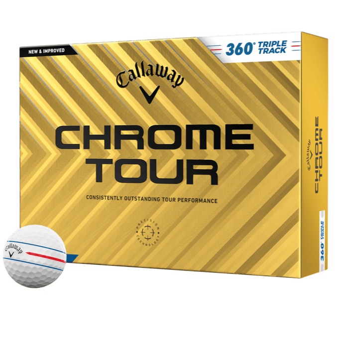 Balles de golf Callaway - Chrome Tour 360 Triple Track x12 Blanc - Horslimits - balles de golf