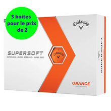 Charger l&#39;image dans la galerie, Balles de golf Callaway - Supersoft Matte x12 Orange - Horslimits - balles de golf
