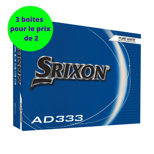 Balles de golf Srixon - AD 333 - x12 Blanc - Horslimits - balles de golf