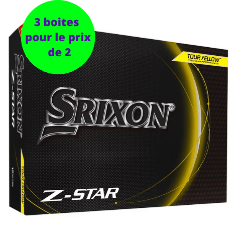 Balles de golf Srixon - Z - Star x12 Jaune - Horslimits - balles de golf