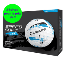 Cargar imagen en el visor de la galería, Balles de golf Taylormade - Speed soft Ink x12 Bleu - Horslimits - balles de golf
