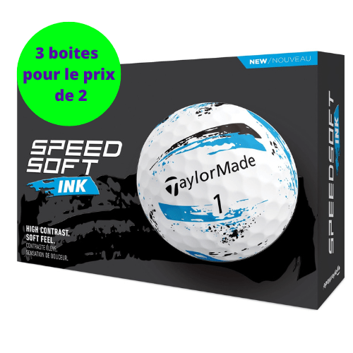 Balles de golf Taylormade - Speed soft Ink x12 Bleu - Horslimits - balles de golf