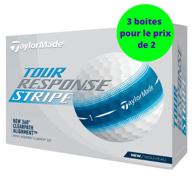 Balles de golf Taylormade - Tour Response Stripe x12 Bleu - Horslimits - balles de golf