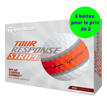 Cargar imagen en el visor de la galería, Balles de golf Taylormade - Tour Response Stripe x12 Orange - Horslimits - balles de golf
