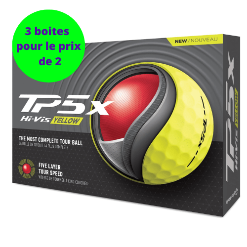 Balles de golf Taylormade - TP5 X x12 Jaune - Horslimits - balles de golf