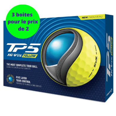 Balles de golf Taylormade - TP5 x12 Jaune - Horslimits - balles de golf