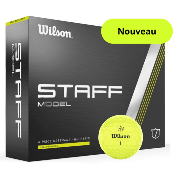 Balles de golf Wilson Staff - Staff model x12 Jaune - Horslimits - balles de golf