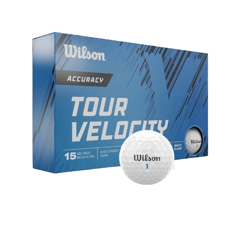 Balles de golf Wilson - Tour Velocity accuracy x15 Blanc - Horslimits - balles de golf