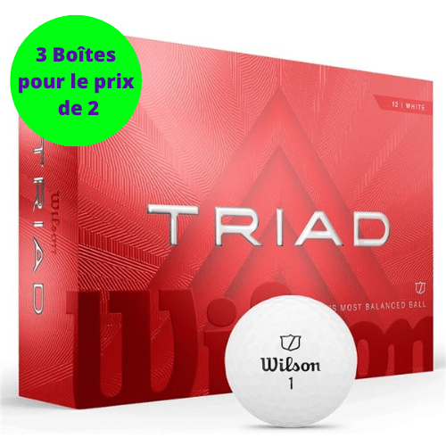 Balles de golf Wilson - Triad x12 Blanc - Horslimits - balles de golf