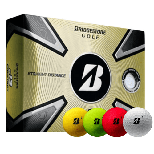 Bridgestone - 6 boites de Balles Bridgestone - E 12 Contact Logotées - Horslimits - balles de golf