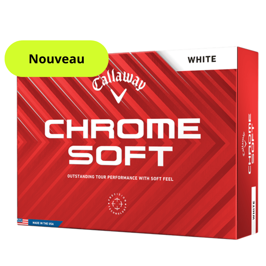 Callaway - Chrome Soft - 12 Boites Logotées - Horslimits - balles de golf
