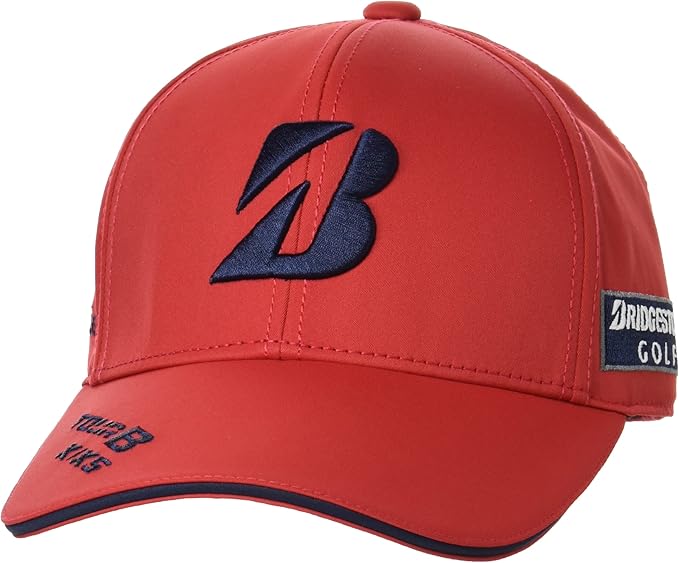 Casquette Bridgestone Pro Model Mens Cap Bleu Rouge - Horslimits - balles de golf