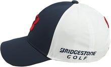 Charger l&#39;image dans la galerie, Casquette Bridgestone Pro Model Mens Cap Bleu Tricolore - Horslimits - balles de golf
