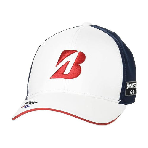 Casquette Bridgestone Pro Model Mens Cap Bleu Tricolore - Horslimits - balles de golf