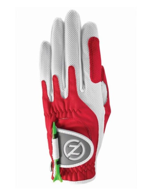 Gants de golf synthétique - Zero Friction - Main gauche - Femme - Rouge - Horslimits - balles de golf