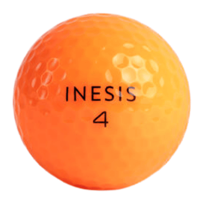 50 Balles de golf d'occasion Orange - Inesis Qualité AAAA - Horslimits - balles de golf