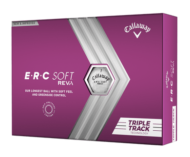Balles de golf Callaway - ERC Soft Reva Triple Track x12 Blanche - Horslimits - balles de golf