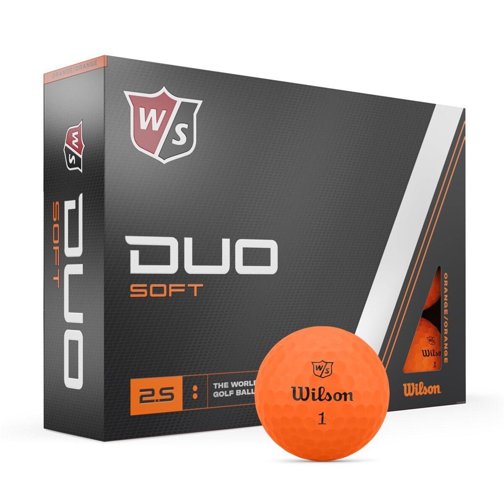 Balles de golf Wilson - Duo Soft+ x12 Orange - Horslimits - balles de golf