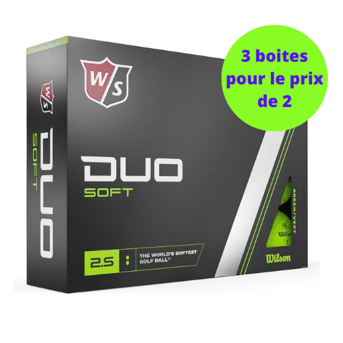 Balles de golf Wilson - Duo Soft+ x12 Vert - Horslimits - balles de golf