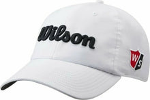 Cargar imagen en el visor de la galería, Casquette Wilson Pro Tour Hat - Blanc / Noir - Horslimits - balles de golf
