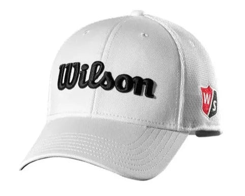 Casquette Wilson Tour Mesh Golf Cap Blanc/Noir - Horslimits - balles de golf